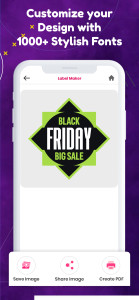 اسکرین شات 8 برنامه Label Maker Apps & Label Print