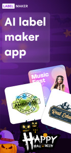 اسکرین شات 2 برنامه Label Maker Apps & Label Pics