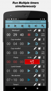 اسکرین شات 1 برنامه Multi Timer with Ads