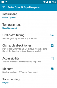 اسکرین شات 4 برنامه Tuner - gStrings