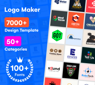 اسکرین شات برنامه Logo Maker : Logo Creator 1
