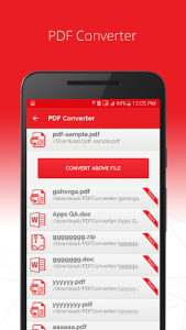 اسکرین شات برنامه PDF Converter Free 1