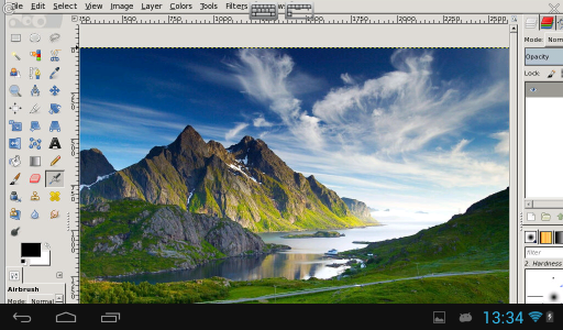 اسکرین شات برنامه XGimp Image Editor 2