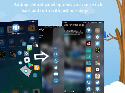 اسکرین شات برنامه Side bar screen Swiftly Switch 5