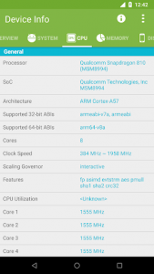 اسکرین شات برنامه Device Info for Android 2