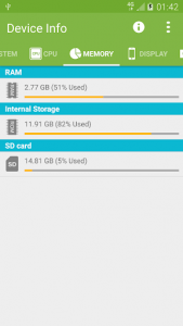 اسکرین شات برنامه Device Info for Android 3