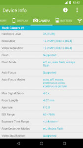 اسکرین شات برنامه Device Info for Android 4