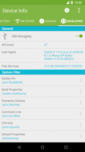 اسکرین شات برنامه Device Info for Android 6