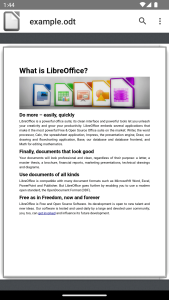 اسکرین شات 2 برنامه LibreOffice Viewer