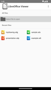 اسکرین شات 1 برنامه LibreOffice Viewer