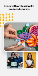 اسکرین شات 4 برنامه Domestika - Online courses