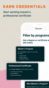 اسکرین شات برنامه edX online learning 3