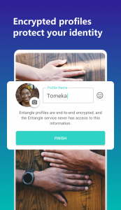اسکرین شات برنامه Entangle Messenger 2