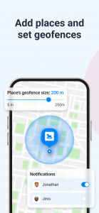 اسکرین شات 3 برنامه Find My Kids: GPS tracker app