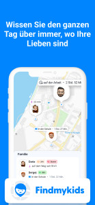 اسکرین شات 1 برنامه Findmykids: Schul GPS-Tracker
