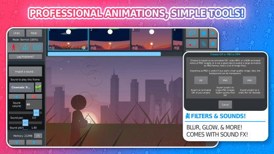 اسکرین شات 4 برنامه Stick Nodes - Animation