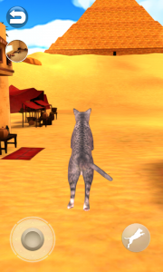 اسکرین شات بازی Talking Egyptian Cat 1