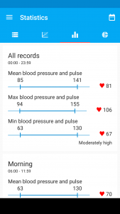 اسکرین شات برنامه Blood Pressure Diary 3