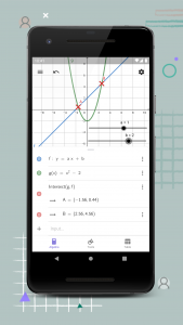 اسکرین شات برنامه GeoGebra Calculator Suite 3