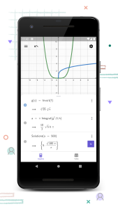 اسکرین شات 4 برنامه GeoGebra CAS Calculator