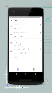اسکرین شات 3 برنامه GeoGebra CAS Calculator