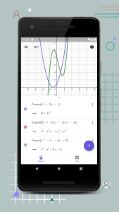 اسکرین شات 1 برنامه GeoGebra CAS Calculator