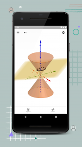 اسکرین شات برنامه GeoGebra 3D Calculator 1