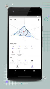 اسکرین شات برنامه GeoGebra Geometry 3