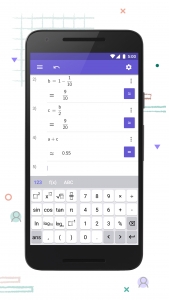 اسکرین شات برنامه GeoGebra Scientific Calculator 4