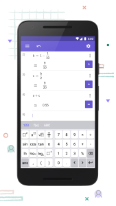 اسکرین شات 4 برنامه GeoGebra Scientific Calculator
