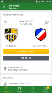 اسکرین شات 1 بازی Hattrick Football Manager Game