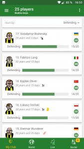 اسکرین شات 2 بازی Hattrick Football Manager Game