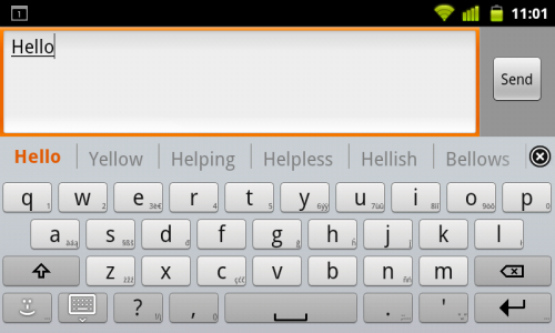 اسکرین شات 1 برنامه Czech for AnySoftKeyboard