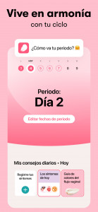 اسکرین شات 1 برنامه Mi calendario menstrual Flo