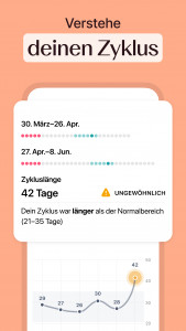 اسکرین شات برنامه Flo Zyklus- & Eisprungkalender 6