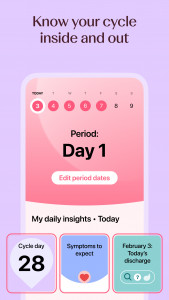 اسکرین شات برنامه Flo Period & Pregnancy Tracker 2