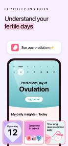 اسکرین شات 3 برنامه Flo Period & Ovulation Tracker