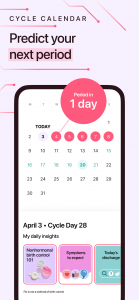 اسکرین شات برنامه Flo Period & Pregnancy Tracker 1