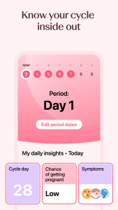اسکرین شات برنامه Flo Period & Ovulation Tracker 2