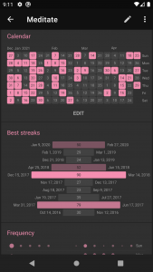 اسکرین شات برنامه Loop Habit Tracker 5