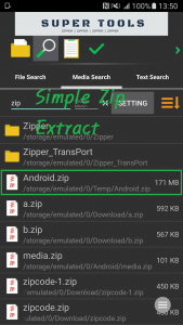 اسکرین شات برنامه Zipper - File Management 6