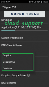 اسکرین شات برنامه 7Zipper 2.0 – Local and Cloud File Explorer 2