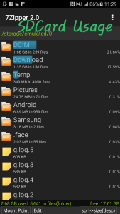 اسکرین شات 4 برنامه 7Zipper 2.0 – Local and Cloud