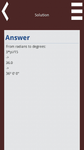 اسکرین شات برنامه Degrees Calculator 8