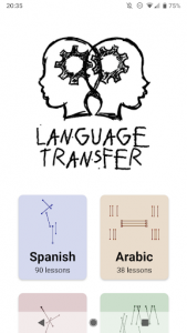 اسکرین شات برنامه Language Transfer 1