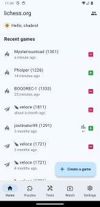 اسکرین شات 1 بازی Lichess beta