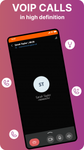 اسکرین شات برنامه Linphone 2