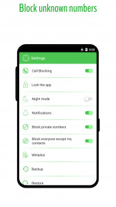 اسکرین شات برنامه Phone Call Blocker - Blacklist 2