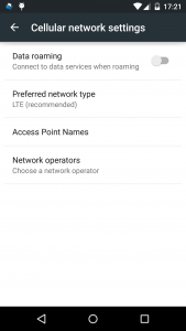 اسکرین شات برنامه Network settings shortcut 1