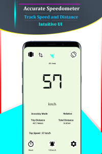 اسکرین شات برنامه Accurate Speedometer GPS Speed 1